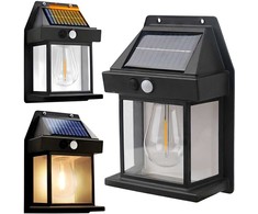 Lampa Solar LED garden lamp facade RC-K-1536 juodas