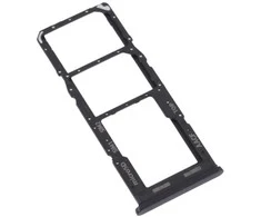 SIM kortelės laikiklis Samsung A13 5G A136 Juodas originalus (service pack)