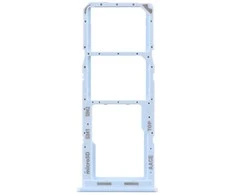 Blue SIM kortelės laikiklis Samsung A13 A135/A137 Light Mėlyna originalus (service pack)
