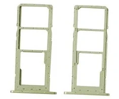 SIM kortelės laikiklis Samsung A14 4G A145 Light Žalias originalus (service pack)