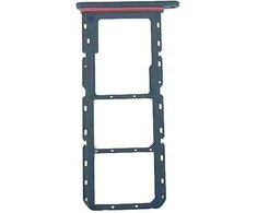 SIM kortelės laikiklis Samsung A14 5G A146 Juodas originalus (service pack)