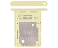 SIM kortelės laikiklis Samsung A156 A15 5G Geltona originalus (service pack)