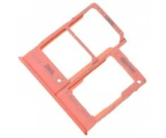 SIM kortelės laikiklis Samsung A202 A20e 2019 Coral originalus (service pack)