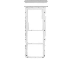 SIM kortelės laikiklis Samsung A226 A22 5G Baltas originalus (service pack)