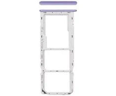 SIM kortelės laikiklis Samsung A226 A22 5G Violet originalus (service pack)