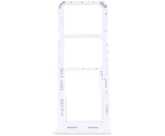 SIM kortelės laikiklis Samsung A236 A23 5G Baltas originalus (service pack)