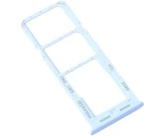 SIM kortelės laikiklis Samsung A236 A23 5G Mėlyna originalus (service pack)
