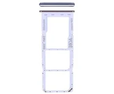 SIM kortelės laikiklis Samsung A325 A32 4G 2021 violetinis originalus (service pack)