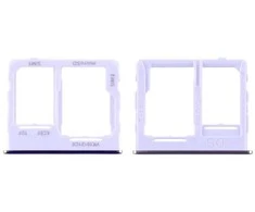 SIM kortelės laikiklis Samsung A326 A32 5G 2021 violetinis originalus (service pack)
