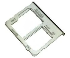 SIM kortelės laikiklis Samsung A326 A32 5G 2021 Baltas originalus (service pack)