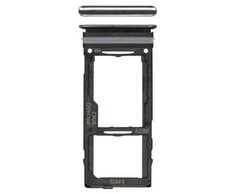 SIM kortelės laikiklis Samsung A525/A526/A528/A725/A726 A52 4G/A52 5G/A52S 5G/A72 4G/A72 5G Juodas originalus (service pack)