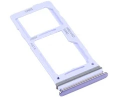 SIM kortelės laikiklis Samsung A525/A526/A528/A725/A726 A52 4G/A52 5G/A52S 5G/A72 4G/A72 5G violetinis originalus (service pack)