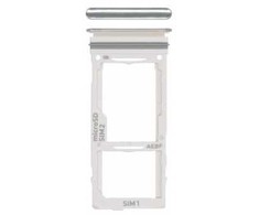 SIM kortelės laikiklis Samsung A525/A526/A528/A725/A726 A52 4G/A52 5G/A52S 5G/A72 4G/A72 5G Baltas originalus (service pack)