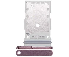 SIM kortelės laikiklis Samsung S908 S22 Ultra Dual Burgundy originalus (service pack)