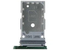 SIM kortelės laikiklis Samsung S911/S916 S23/S23 Plus Dual Žalias originalus (service pack)