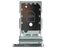SIM kortelės laikiklis Samsung S911/S916 S23/S23 Plus Dual Lime originalus (service pack)