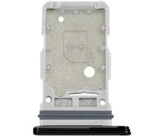 SIM kortelės laikiklis Samsung S918 S23 Ultra Dual Graphite Pilkas originalus (service pack)