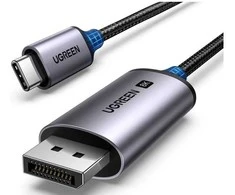 Ugreen kabelis Ekranas Port USB-C (8K 1m) juodos spalvos