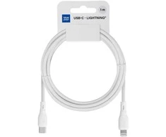 Cable USB C do Lightning Blue Star 2,4A 27W ECO 1 m PJ72-18-3 baltas
