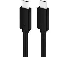 USB kabelis Platinet "USB-C (Type-C) to USB-C (Type-C)" (5A) juodas 2M