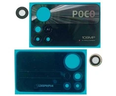 Xiaomi Poco X4 Pro 5G kameros stikliukas Juodas 108MP (only lens 2pcs) ORG