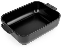 PEUGEOT APPOLIA stačiakampis indas 25 cm juodas