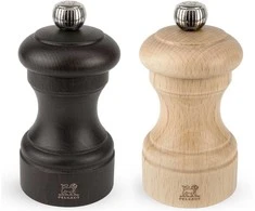 Peugeot Druskos ir pipirų malūnėlių rinkinys, 10 cm, šokolado skonio, Bistro