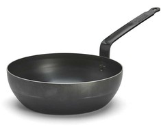 De Buyer Mėlyna Deep skillet, 24 cm, Mėlyna Carbon