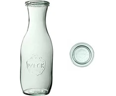 Weck Buteliukas butelka na sok 1062 ml su pokrywą - op. 6 vnt
