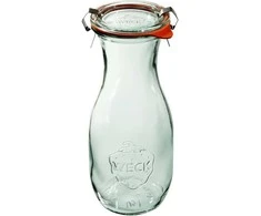 Saftflasche bottle, 530 mL set, Weck, 6 pcs