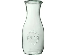 Šlapias buteliukas, 530 ml, Weck, 6 vnt.
