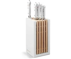 Wusthof Peilio blokas su 5 peiliais, Classic Baltas