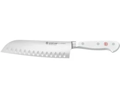 Wusthof Santoku peilis, 17 cm, Classic Baltas