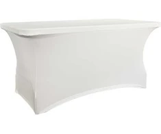 Verlo Dėklas stačiakampiam stalui, ilgis 152,4 cm, balta