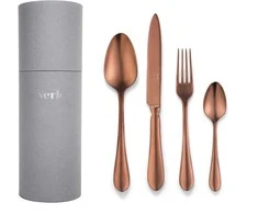 Verlo 24 dalių stalo įrankių rinkinys su vamzdeliu, Destello Copper