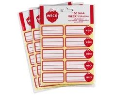 Jetworld Weck labels, 100 pcs
