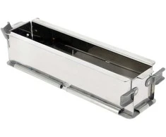 De Buyer Baking mould, 48x9x8.5 cm, perforated, Geoforme