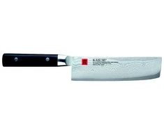 KASUMI Japoniškas Nakiri peilis, ilgis 17 cm, Damasko plienas DAMASCUS