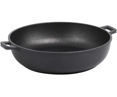 De Buyer Deep skillet with two handles, 28 cm, Choc Extreme
