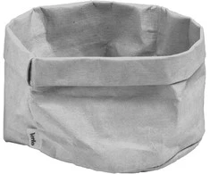 Verlo Washable paper bag, 17.6 cm, pilkas