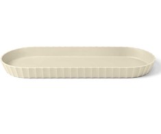 BlimPlus CREAM Lėkštė, 37,5x15 cm, kreminė, „Paestum“ kolekcija