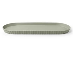 Bolesławiec Platter, 51x20.5 cm, žalias, Paestum Collection