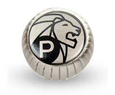 Peugeot Pipirų malūnėlis, nikeliuotas matinis dangtelis, (P)