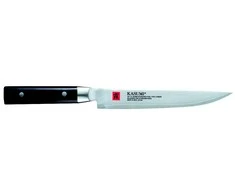 KASUMI Siauras japoniškas virtuvinis peilis, ilgis 20 cm, Damasko plienas DAMASCUS