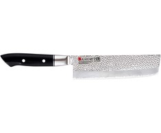 KASUMI Japoniškas Nakiri peilis, kaltas, ilgis 17 cm, kalamas plienas VG-10 HM