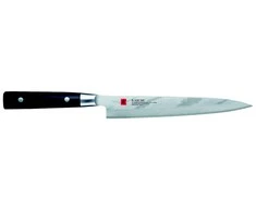 KASUMI Japoniškas Sashimi peilis, ilgis 21 cm, Damasko plienas DAMASCUS