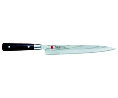 KASUMI Japoniškas Sashimi peilis, ilgis 24 cm, Damasko plienas DAMASCUS