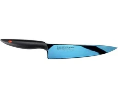 Kasumi Mėlyna Chefs peilis, 20 cm, forged, mėlynas, Titanium