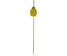 Verlo Bamboo Bambuko maisto lazdelės, 12 cm, ananasų skonio, 100 vnt.