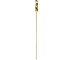 Verlo Bamboo Bambukinės maisto lazdelės, 12 cm, pintos, galais 100 vnt.